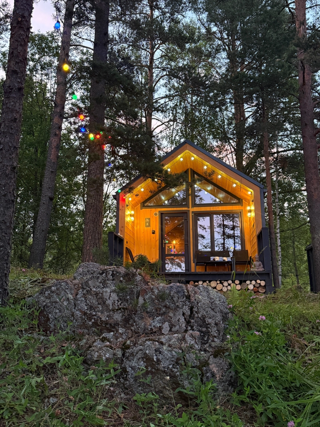 № 7 Панорамный барнхаус на скале с видом на залив