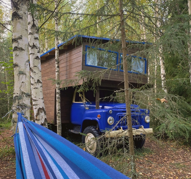 № 11 крафт дом рыбака «Грузовичок» в лесу